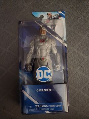 DC Cyborg Action Figure - Silver